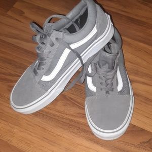 Van's gray sneakers